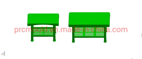 Mobili per iniezione plastica per uso domestico Grande piccolo Iml Nuovo design Stampo per modello di tavolo robusto con gamba rotonda quadrata